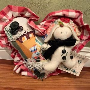 Handmade White Gothic Michelle Brand Pillow